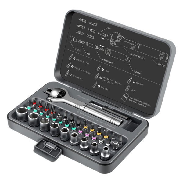 TLEDE L1010-A 48-in-1 Ratchet Screwdriver Set